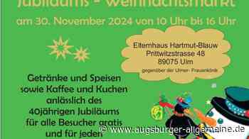 Ulmer Förderkreis organisiert Weihnachtsmarkt zum Wohl krebskranker Kinder