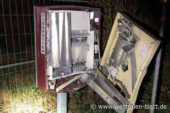 Zigarettenautomat in Bielefeld gesprengt