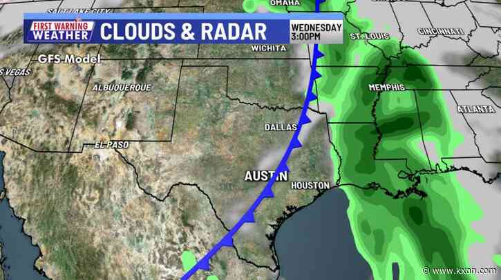Two cold fronts in 7-day, only one brings rain chance