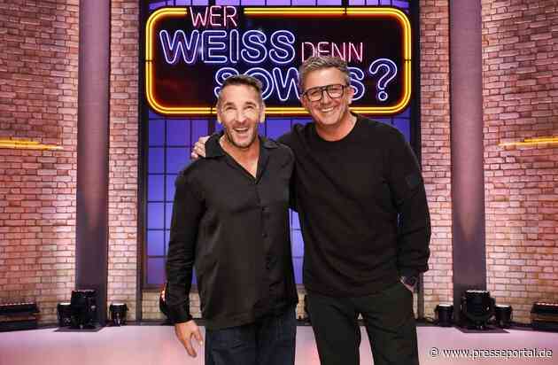 Der Berg ruft: Hans Sigl und Mark Keller bei "Wer weiß denn sowas?" / Das Wissensquiz vom 25. bis 29. November 2024, um 18:00 Uhr im Ersten