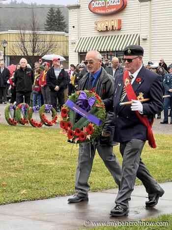 Community comes out for remembrance day in Bancroft