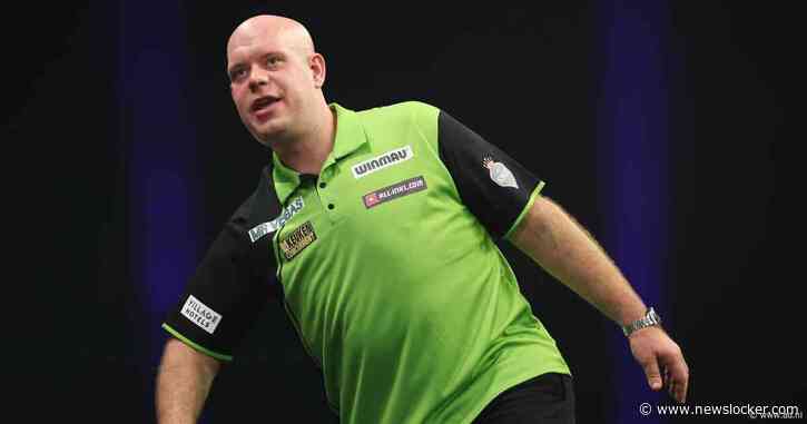 Waanzin: Michael van Gerwen zeldzaam snel naar huis, Gian van Veen verbetert record Phil Taylor