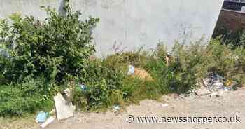 The Belvedere area notorious for fly-tipping that gets 'trashed' with litter