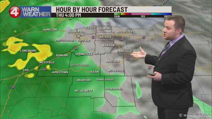 Sunny and cool; Showers develop Thursday