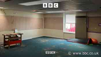 Inside an abandoned Essex RAAC school
