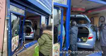 Restaurant smashed as car crashes inside Kingsbury eatery - recap