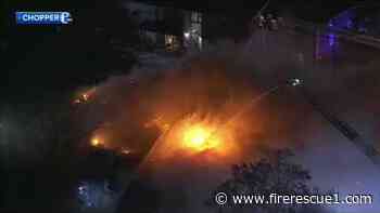 5 N.J. police officers, firefighter injured in 3-alarm blaze