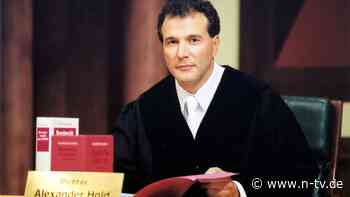 TV-Richter hat Krebs: Alexander Hold musste die Prostata entfernt werden