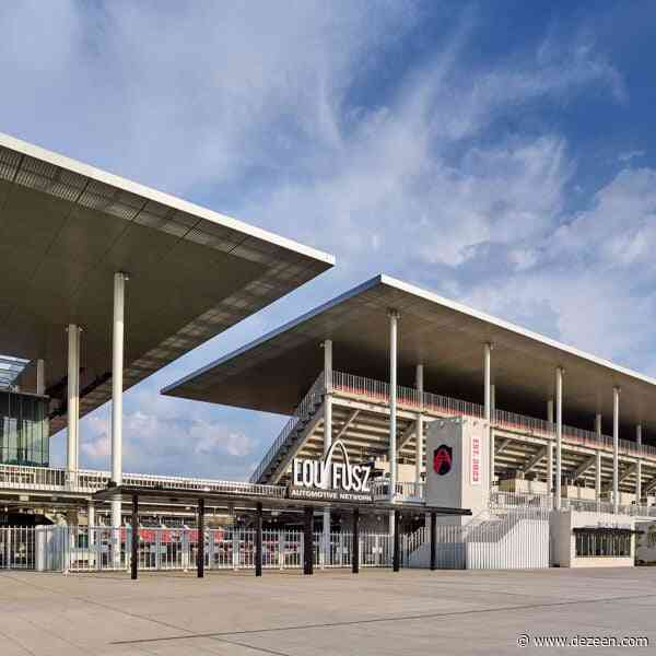 HOK and Snow Kreilich raise thin canopy above St Louis soccer stadium