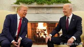 Machtübergabe an Nachfolger: Jetzt live: Biden empfängt Trump im Weißen Haus