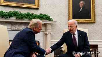 Biden empfängt Trump mit Handschlag im Weissen Haus
