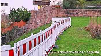 Bad Herrenalber Finanzen: Sanierung der Klostermauer ist nicht leistbar