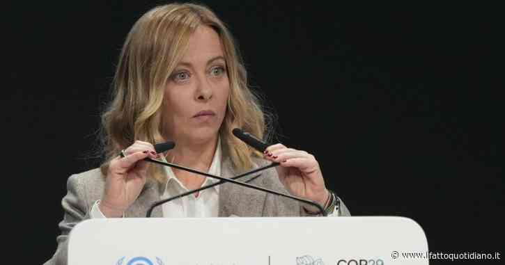 Meloni alla Cop29, un discorso inutile anzi dannoso: sarebbe stato meglio non andare