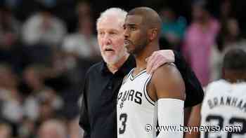 San Antonio Spurs head coach Gregg Popovich suffers stroke