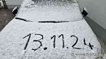 Erster Schnee in München und Bayerns Flachland: Die Bilder zum weißen Wintergruß