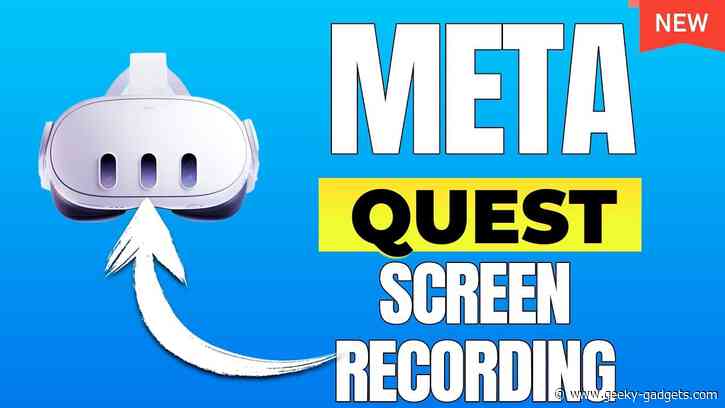 Meta Quest 3: How to Screen Record (with Mic)