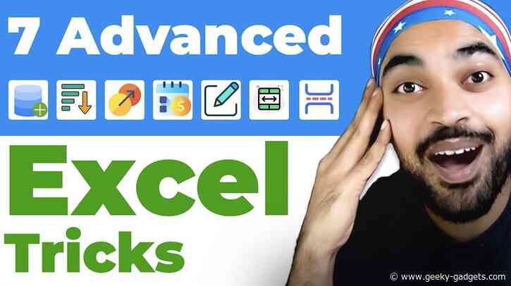 7 Advanced Excel Tricks to Boost Your Spreadsheet Efficiency