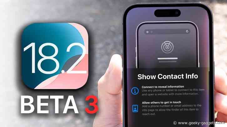 iOS 18.2 Beta 3: Apple Revamps AirTags with New Features