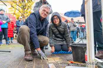 Stolpersteine erinnern an Familie Weiler am Gänseanger