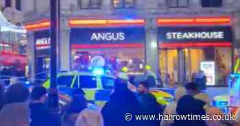 Driver arrested after car smashes into central London restaurant and injures three