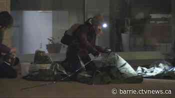 Advocates hold Barrie City Hall sleepout to bring attention to homelessness