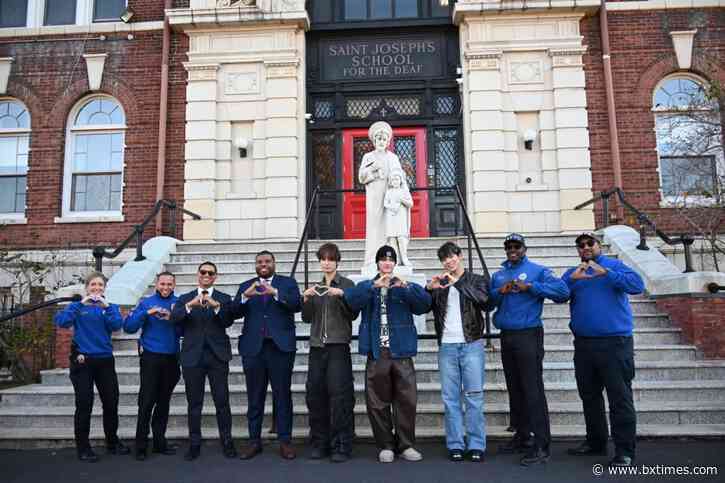 NYPD and Big Ocean bring surprise K-pop experience to Bronx school for deaf children
