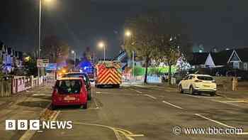 Man rescued after bungalow roof fire