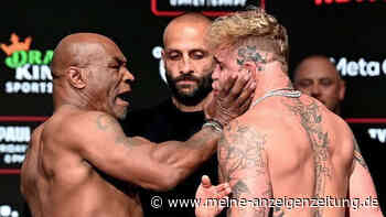 Mike Tyson schlägt Jake Paul beim Wiegen: Boxkampf eskaliert schon vor dem Start