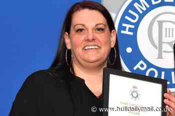 Hull hotel receptionist honoured with award after protecting woman from 'volatile' man