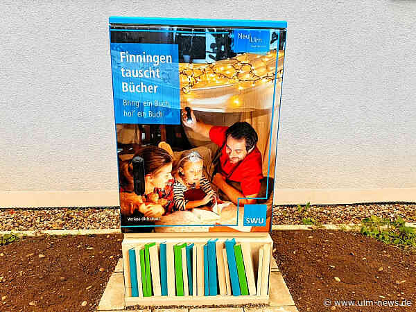 Stromkasten wird in Finningen zum Bücherschrank