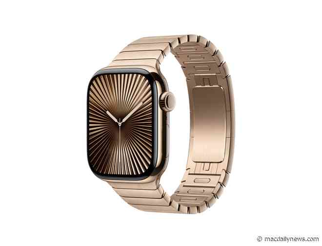 Apple’s $350 Gold Link Bracelet for Apple Watch now available