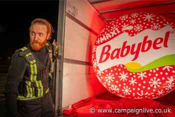 Babybel returns with giant cheese in 'big cheesmas delivery'