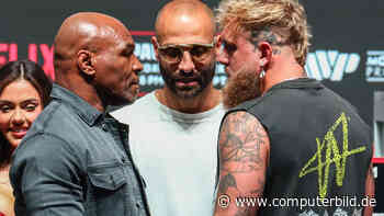 Jake Paul vs. Mike Tyson heute Nacht live im Stream sehen