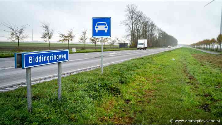 Dronten - Gemengde gevoelens over aanpak Biddingringweg, vrees voor scholieren op de fiets