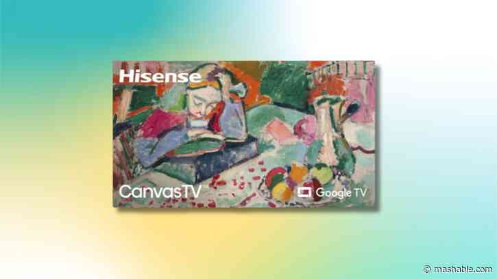 The Hisense Canvas TV is at its lowest-ever price at Amazon
