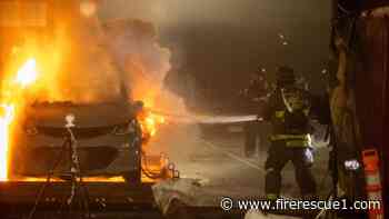 Photo of the Week: FSRI electric vehicle fire research