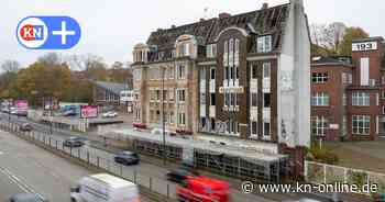 Zwei Häuser in der Werftstraße in Kiel werden abgerissen