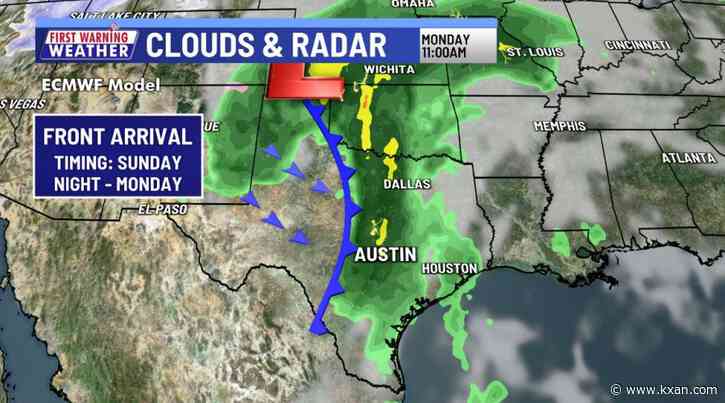 Warming back up ahead of a severe storm risk