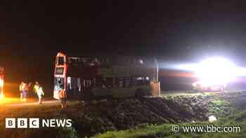 Schools say support in place for pupils in bus crash