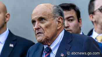 Giuliani turns over Mercedes, watches to poll workers he defamed