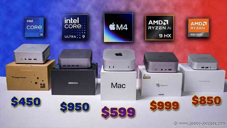 M4 Apple Silicon vs Intel vs AMD – Ultimate Mini PC Comparison