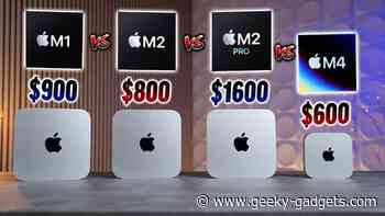 $600 M4 Mac mini DESTROYS M1/M2/M2 Pro!