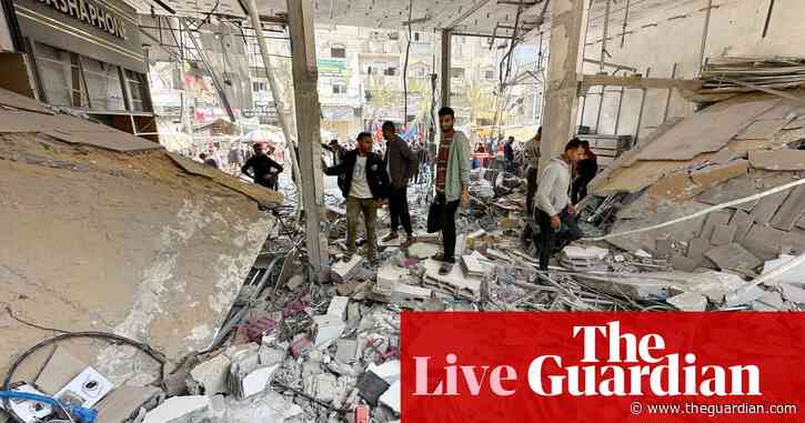 Middle East crisis: Hamas ‘ready’ for Gaza ceasefire, says senior official – as it happened