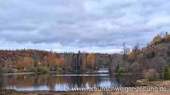 Rund um die Rappbodevorsperre können die Schuhe matschig werden