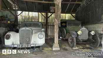 Rare cars hidden in barn since 1980s to be sold