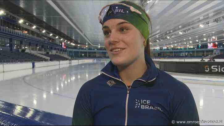 Lelystad - Schaatstalent De Vos: 'Ik wil Brazilianen motiveren op het ijs te stappen'