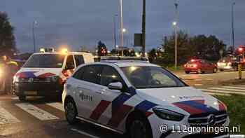 Aanrijding tussen fietser en een scooter op de Rijksweg in Groningen