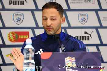 Tedesco duidt nieuwe kapitein aan voor duel met Israël: "Mag ik het zeggen?"