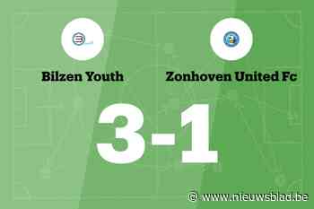Cuijpers scoort twee keer voor Bilzen Youth in wedstrijd tegen Zonhoven Utd.