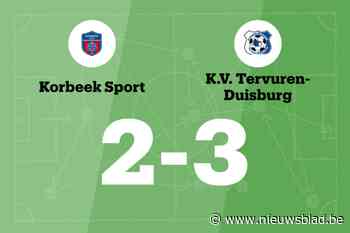 Tervuren-Duisburg B wint uit na spectaculaire ommekeer tegen Korbeek Sport